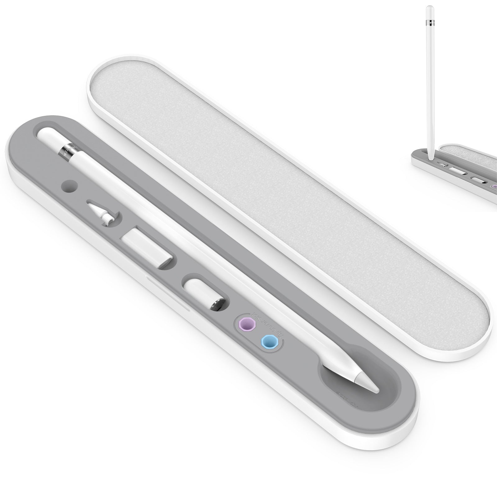 AHASTYLE PT121 Storage Box for Apple Pencil 1st 2nd Generation Magnetic Stylus Pen Protective Case AHASTYLE PT121 Storage Box for Apple Pencil 1st 2nd Generation Magnetic Stylus Pen Protective Case